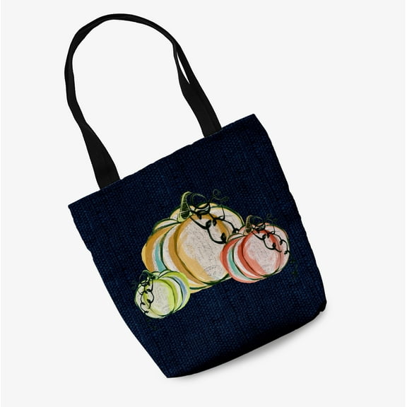 Trick or Treat Colorful Pumpkins Halloween Tote Bag