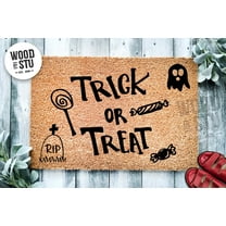 Trick or Treat Doormat | Cute Halloween Door Mat | Funny Doormat | Welcome Mat | Halloween Decor | Funny Door Mat | Home Doormat | Halloween