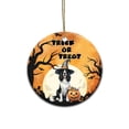 thumbnail image 1 of Trick or Treat English Springer Spaniel Needs Candy Happy Halloween Night Ceramic Round Ornament Springers Dog Lover Gifts Home Tree Decor - 02020, 1 of 5