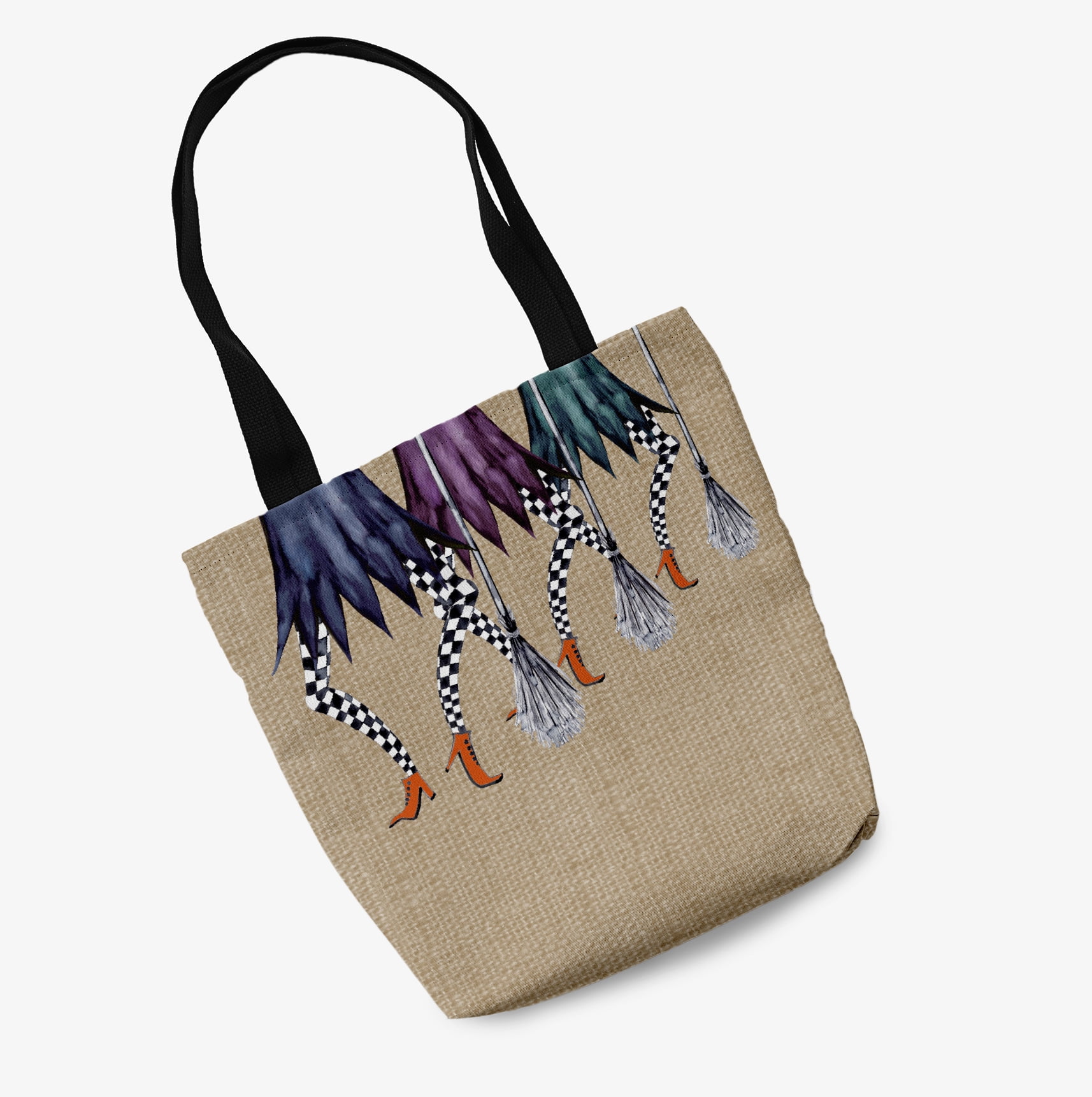Trick or Treat Esmerelda Trippled Halloween Tote Bag