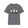 thumbnail image 1 of Trick or Treat Ghost Coffee Halloween T-Shirt - Fun & Spooky Tee, 1 of 4