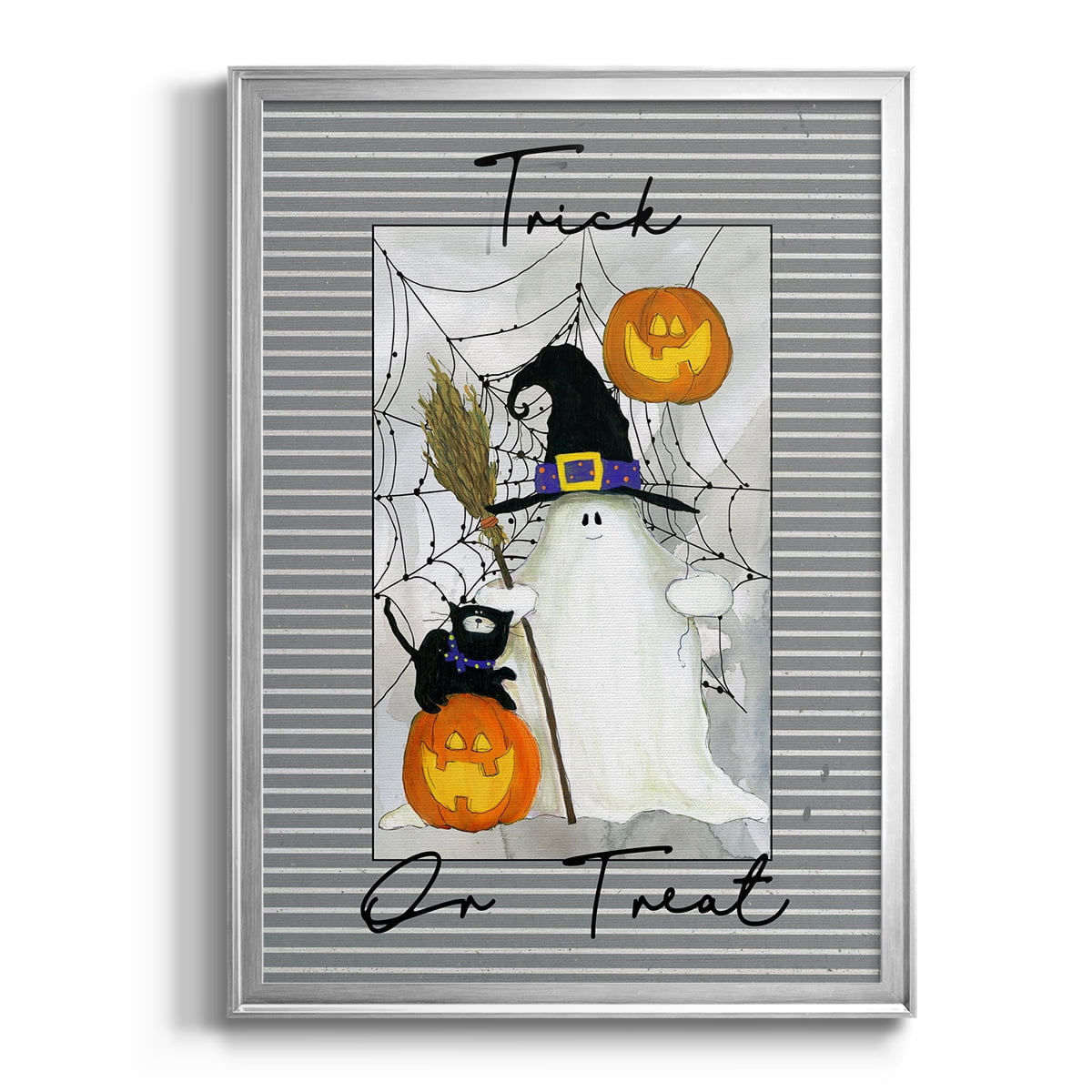 Trick or Treat Ghost Premium Classic Framed Print - Ready to Hang