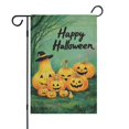 thumbnail image 1 of Trick or Treat Halloween Garden Flag for Outside 12 x 18 Inch Halloween Decor Double Sided Burlap Yard Flag for Outdoor Decoration, 1 of 5