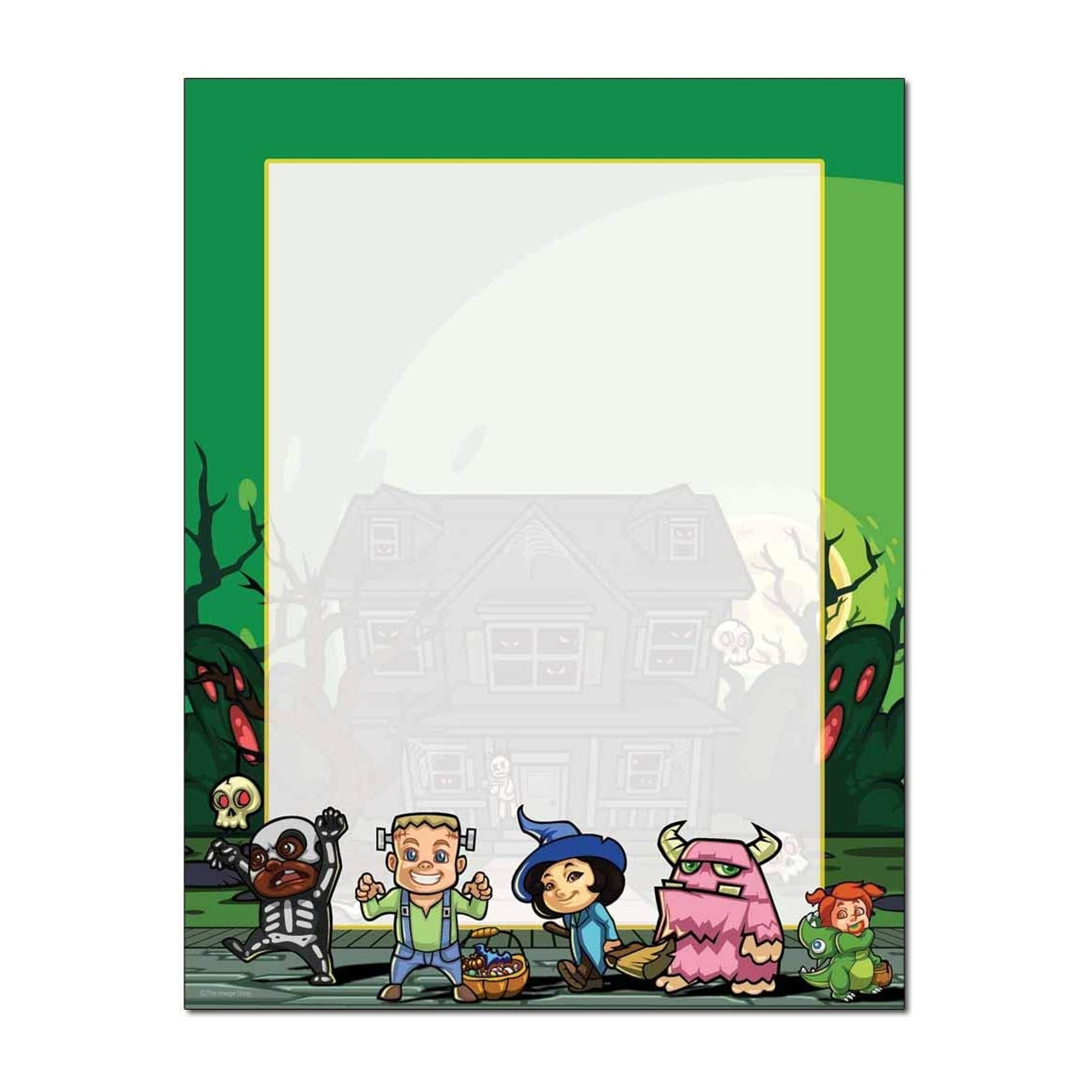 Trick or Treat Halloween Letterhead Laser & Inkjet Printer Paper - 8.5x11in. - 100 Sheets (olh700100)