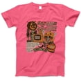 thumbnail image 1 of Trick or Treat Halloween T-Shirt, Vintage October 31 Skeleton Pumpkin Alien Graphic Tee, Retro Fright Night Fall Costume Shirt Gift, 1 of 7