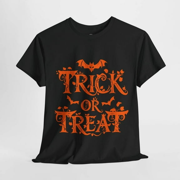 Trick or Treat Halloween Tee, Unisex Shirt for Spooky Season, Funny Halloween