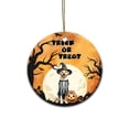 thumbnail image 1 of Trick or Treat Labrador Retriever Needs Candy Happy Halloween Night Ceramic Round Ornament Lab Dog Lover Gifts Home Tree Decor - 02020, 1 of 5