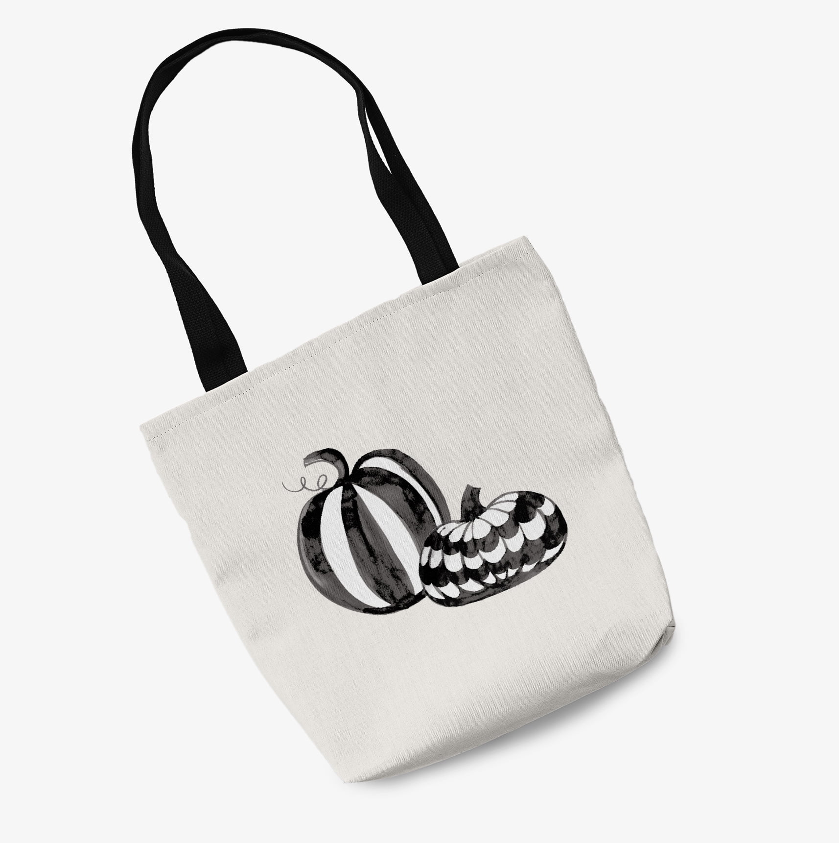 Trick or Treat Pumpkin Duo Halloween Tote Bag