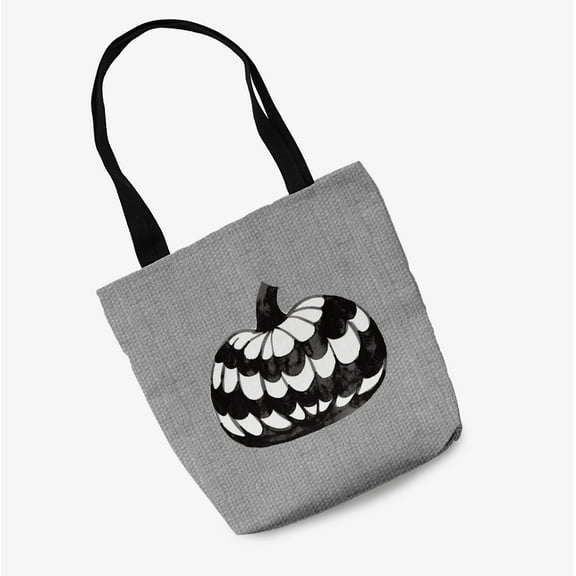 Trick or Treat Pumpkin Single Halloween Tote Bag