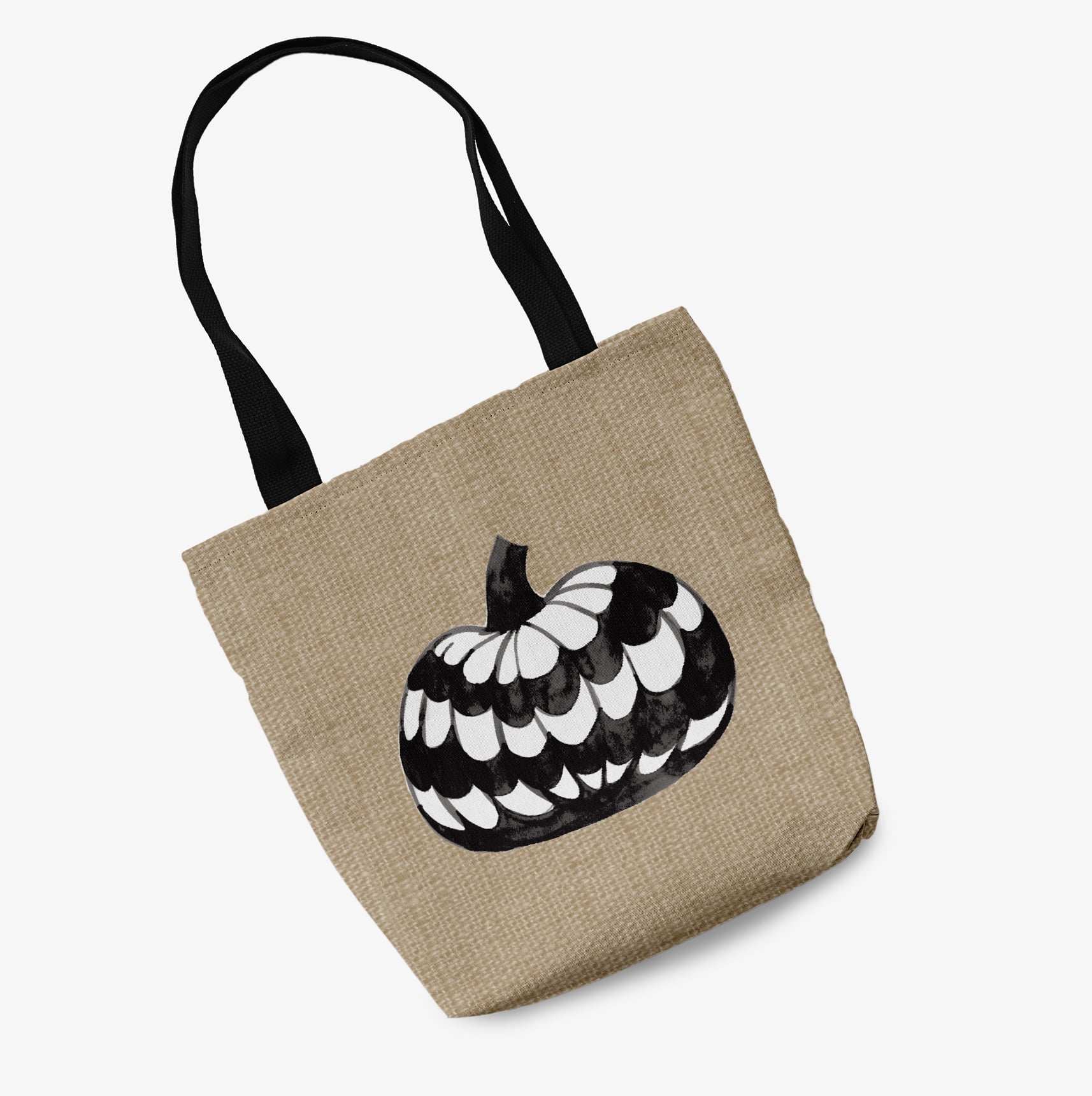 Trick or Treat Pumpkin Single Halloween Tote Bag