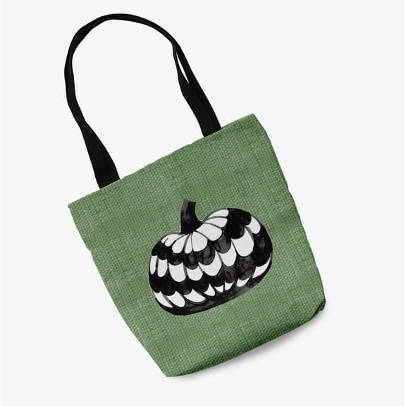 Trick or Treat Pumpkin Single Halloween Tote Bag