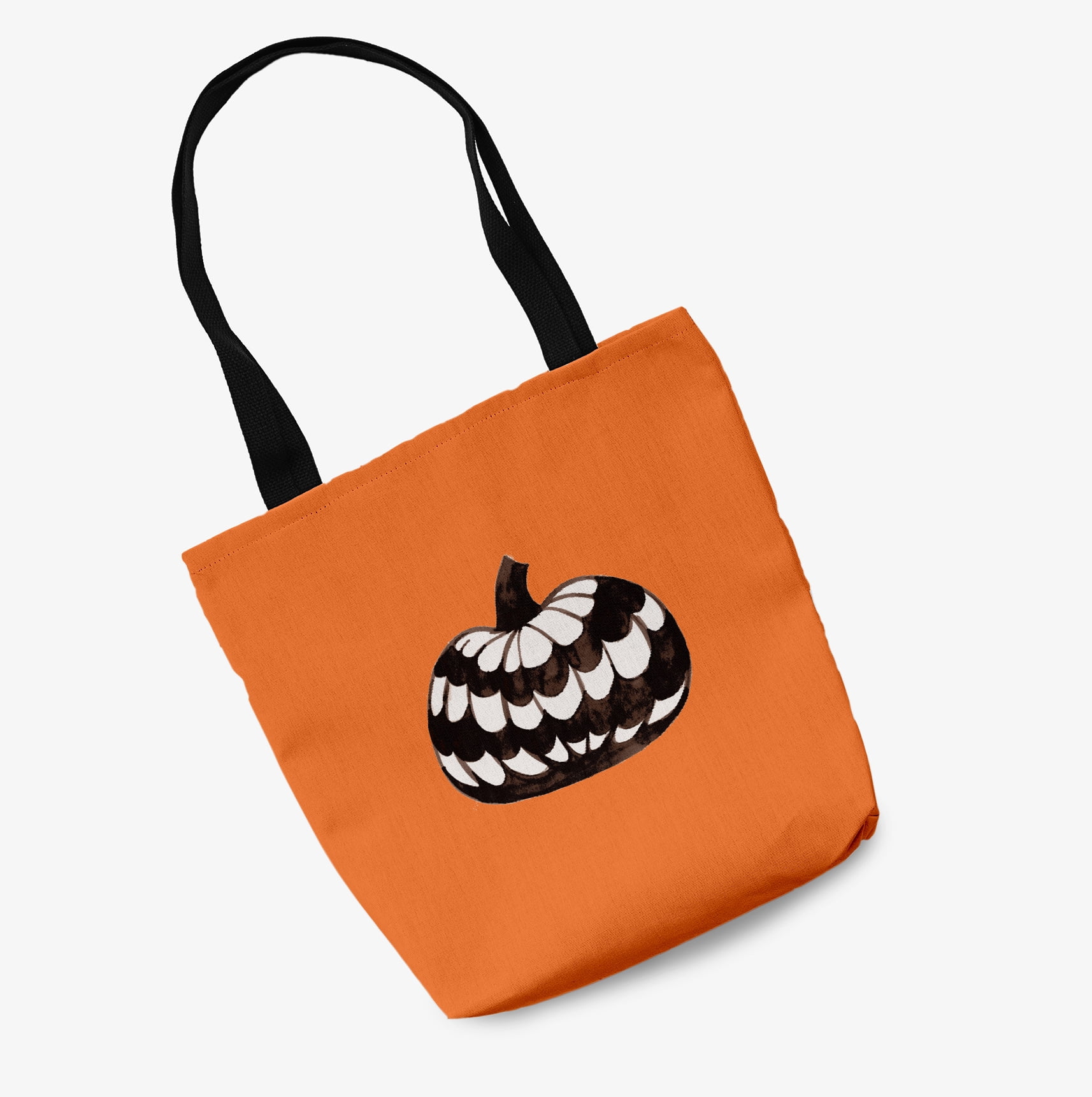 Trick or Treat Pumpkin Single Halloween Tote Bag