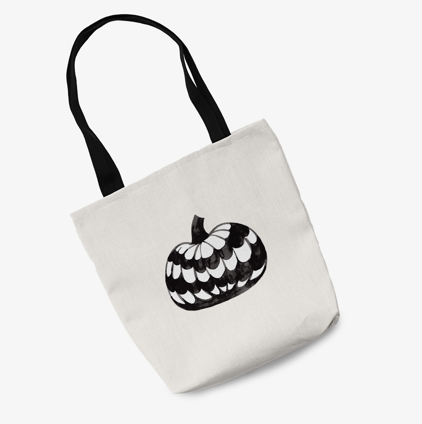 Trick or Treat Pumpkin Single Halloween Tote Bag