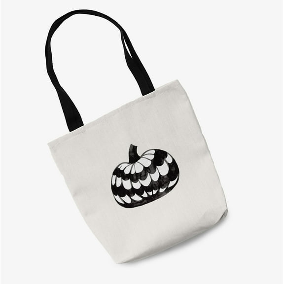 Trick or Treat Pumpkin Single Halloween Tote Bag