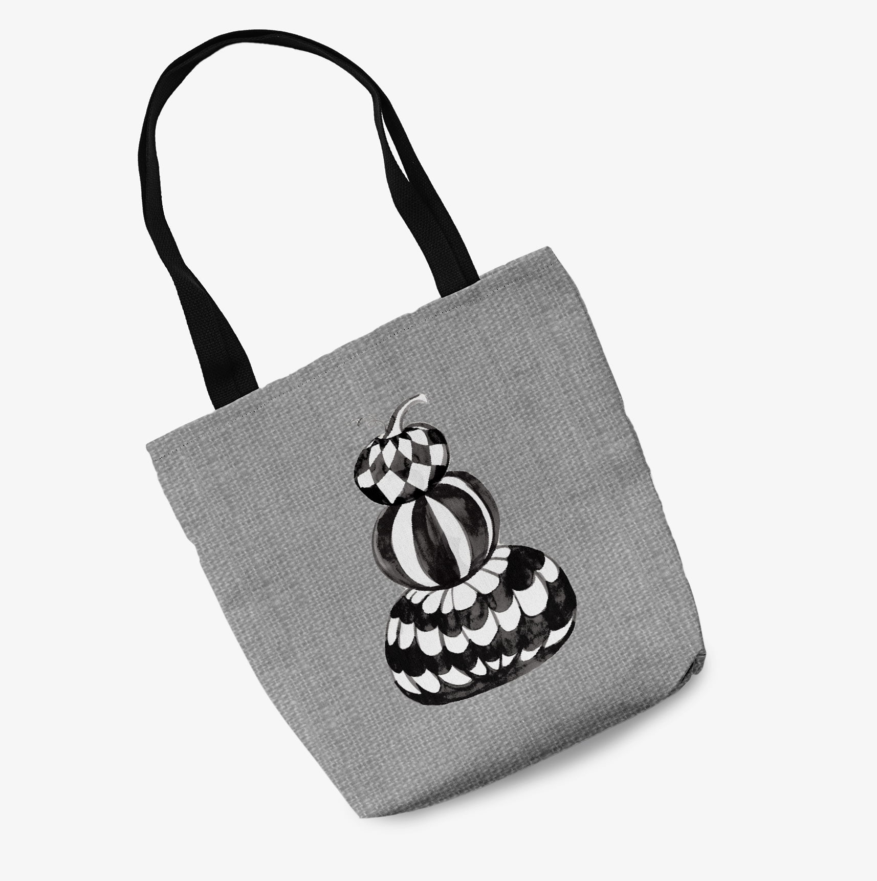 Trick or Treat Pumpkin Stack Halloween Tote Bag