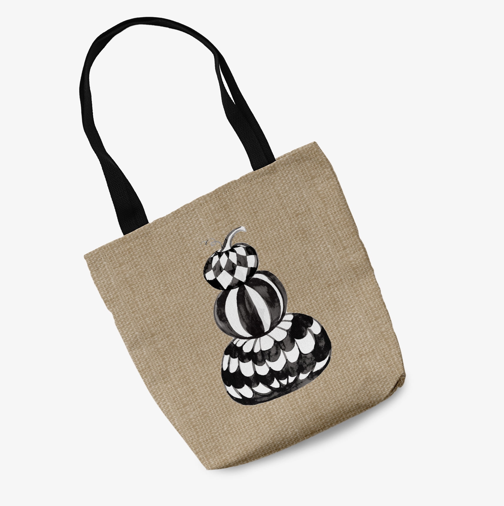 Trick or Treat Pumpkin Stack Halloween Tote Bag