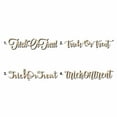 thumbnail image 1 of Trick or Treat Sign Unfinished Wood Cutout Home Decor DIY Option 2- 10" Wide / 1/8", 1 of 3