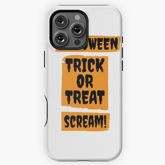 Trick or Treat Spooky Cute Fun Phone Case for iPhone 16 15 14 13 12 11 Pro Max M5903189