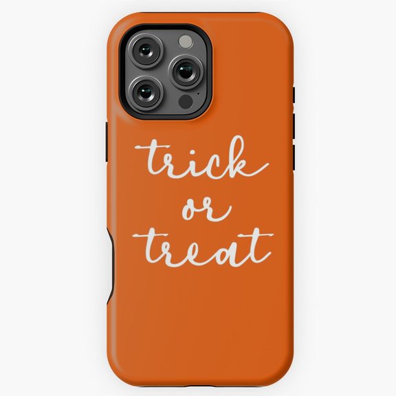 Trick or Treat Spooky Cute Fun Phone Case for iPhone 16 15 14 13 12 11 Pro Max M5903244