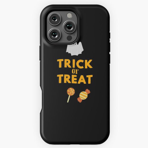 Trick or Treat Spooky Cute Fun Phone Case for iPhone 16 15 14 13 12 11 Pro Max M5903334