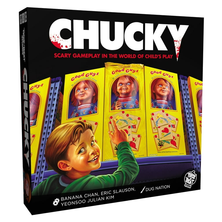 Childs Play Chucky, Strategy Board Game, For 2 to 4 Players and Ages 14+, by Trick Or Treat Studios