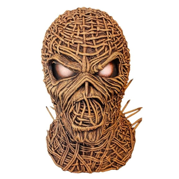 Trick or Treat Studios Eddie The Wickerman Brown Latex Costume Mask, for Adult
