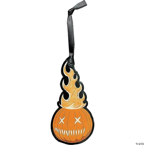 Trick or Treat Studios  Holiday Horrors Trick R Treat Sam O-Lantern Pumpkin Metal Full-Color Ornament