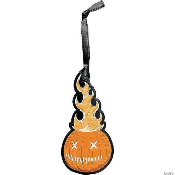 Trick or Treat Studios  Holiday Horrors Trick R Treat Sam O-Lantern Pumpkin Metal Full-Color Ornament