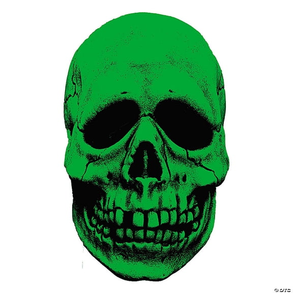 Trick or Treat Studios MAJM132 Glow-in-the-Dark Vinyl Ghoulies Skull Mask