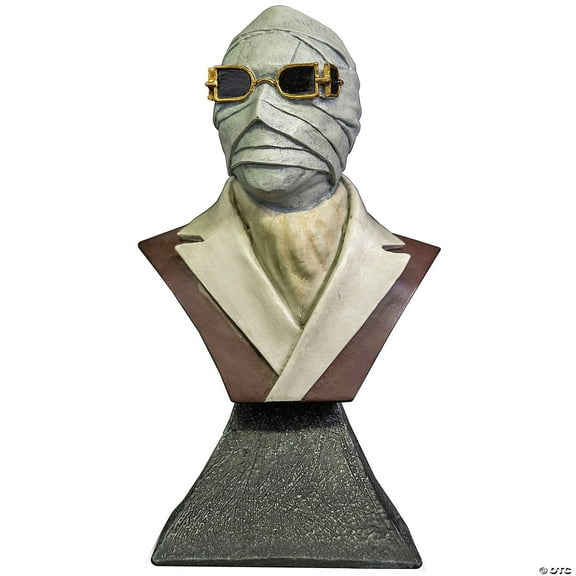 Trick or Treat Studios MATTUS160 Universal Classic Monsters the Invisible Man Mini Bust Halloween Decoration