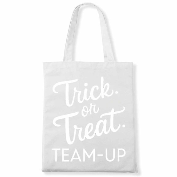 Trick or Treat Team-up Funny Halloween Witch Canvas Bag 3Pcs