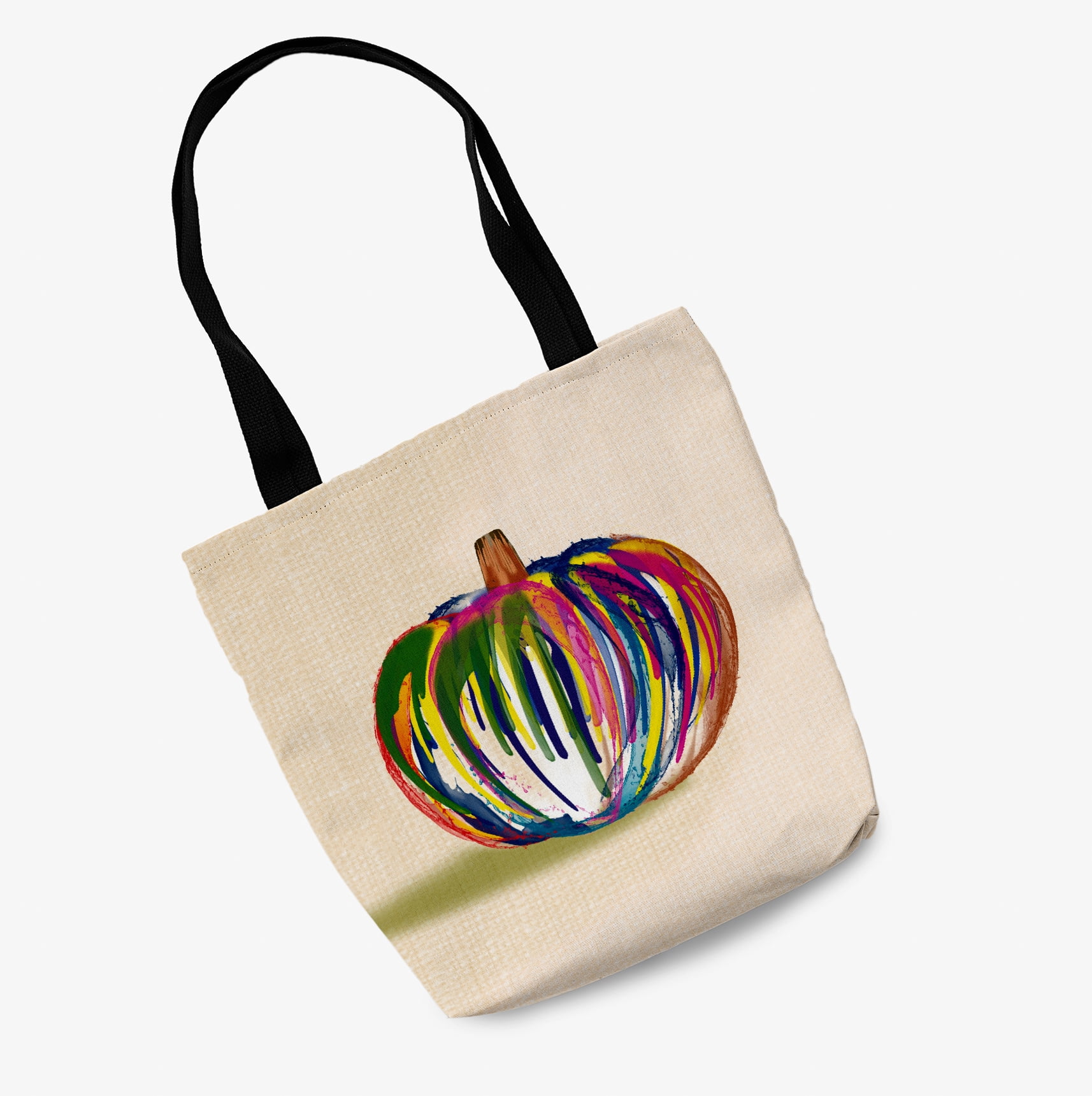 Trick or Treat Wax Pumpkin Halloween Tote Bag