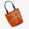 thumbnail image 1 of Trick or Treat Web Art Halloween Tote Bag, 1 of 2