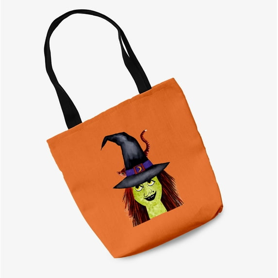 Trick or Treat Witches Hat Halloween Tote Bag