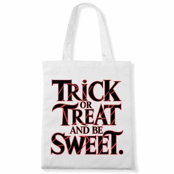 Trick or Treat and Be Sweet. Truck Leopard Pumpkins Autumn Fall Truck Canvas Bag 3Pcs