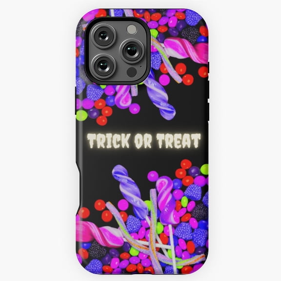 Trick or Treat colorful candy Phone Case for iPhone 16 15 14 13 12 11 Pro Max M5903326