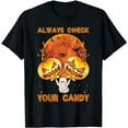 thumbnail image 1 of Trick-or-treating Lollipop Candy Always Check Ur Candy T-Shirt, 1 of 5