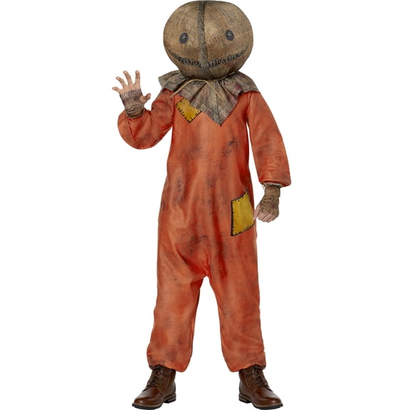 Trick r Treat Sam 3pc Halloween Costume for Children, Boy's Size XL (14/16), by Inspirit Designs
