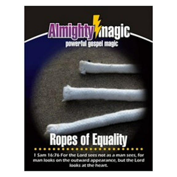 Trickmaster Almighty Magic Ropes of Equality-- Powerful Gospel Magic