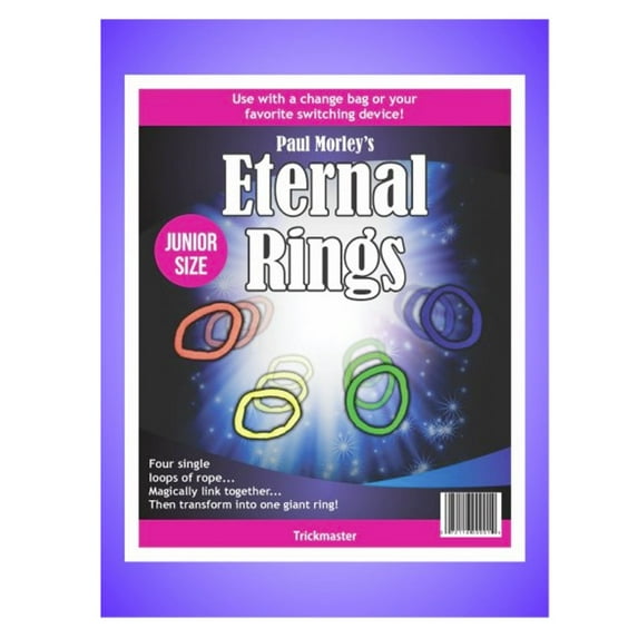 Trickmaster Eternal Rings Magic Trick, Junior Size