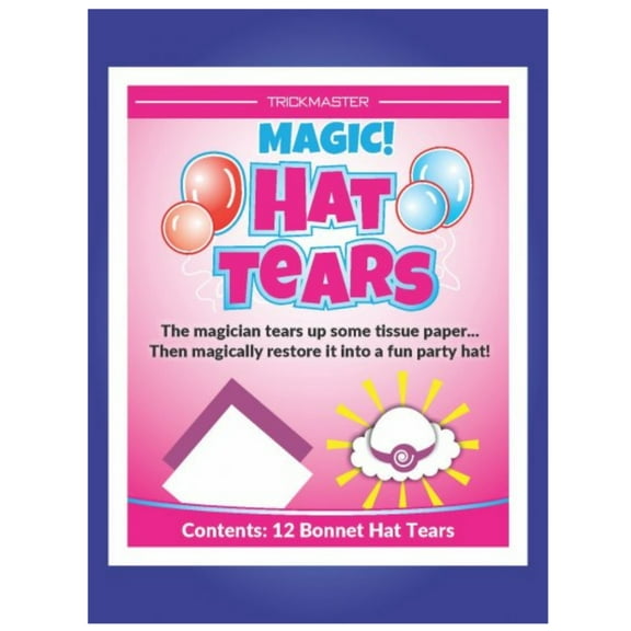 Trickmaster Magic Bonnet Hat Tears - Easy To Do and Fun To Perform