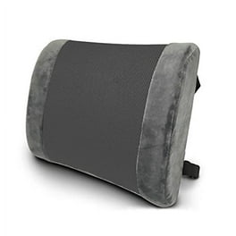OriginalSourcing Comfort Lumbar Support Pillow for Office Chair Car Pure  Memory Foam Back Cushion for Unisex Black