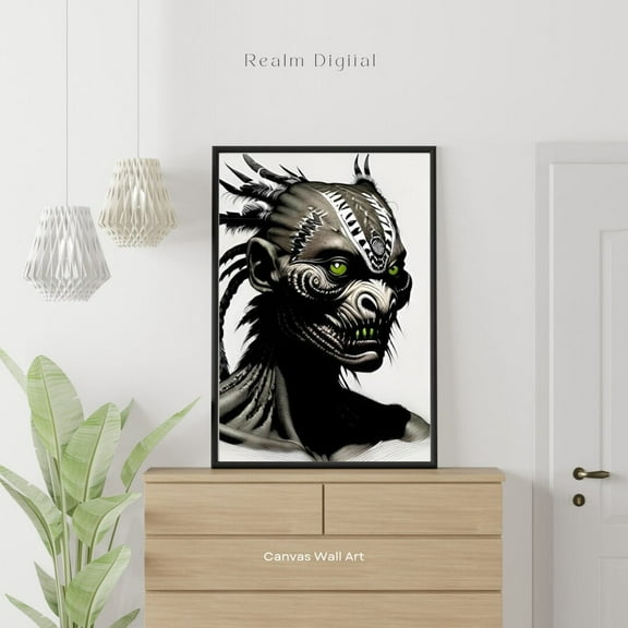 Trickster's Transformation - Canvas Wall Art