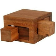 Tricky Drawers Box - Wooden Brain Teaser Puzzle