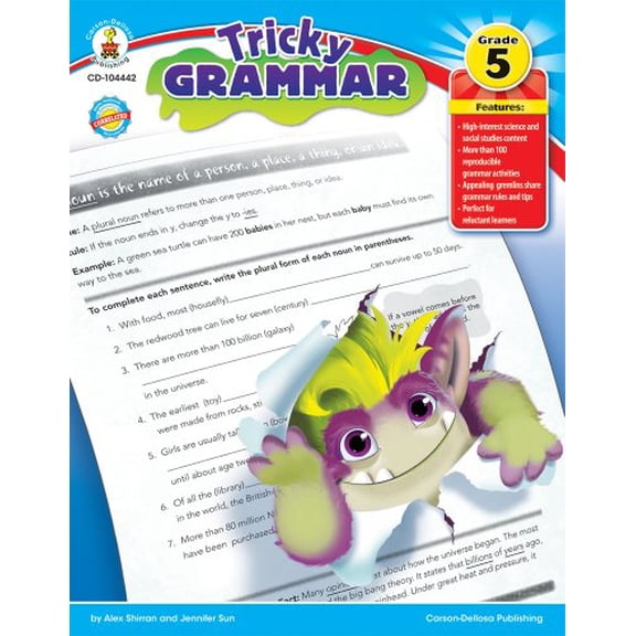 Pre-Owned Tricky Grammar, Grade 5 (Paperback) 1936024276 9781936024278
