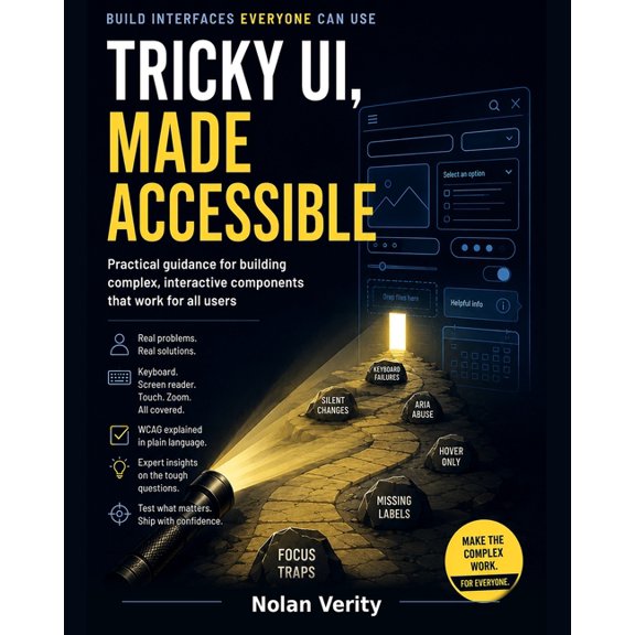 Tricky UI, Made Accessible: Practical Guidance for Building Complex, Interactive Components That Work for All Users, (Paperback)
