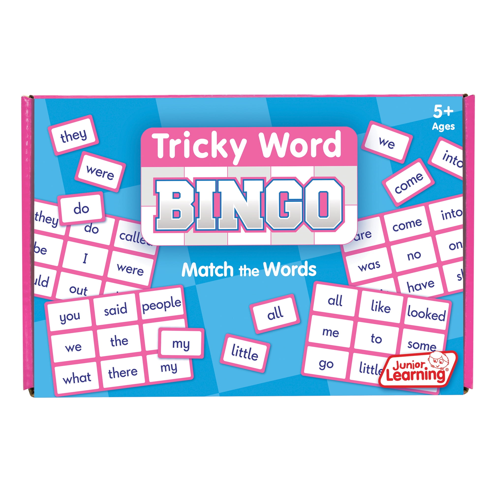 Tricky Word Bingo Board Game with Educational Learning, by Junior Learning