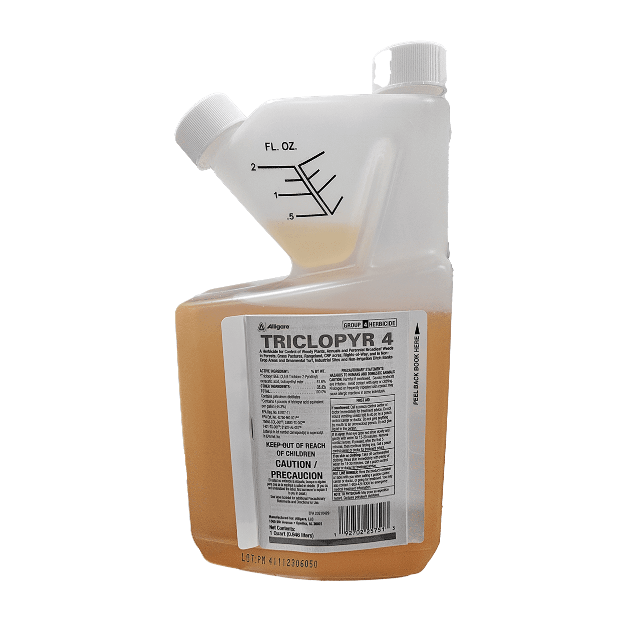 Triclopyr 4EC Herbicide 32 fl oz Bottle by Alligare - Walmart.com