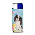 thumbnail image 1 of Tricolor Cavalier Spaniel Easter Michelob Ultra Hugger for Slim Cans, 1 of 1