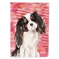thumbnail image 1 of Tricolor Cavalier Spaniel Love House Flag, 1 of 4